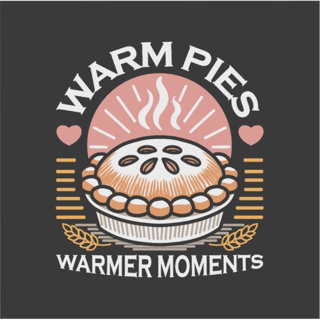 Cozy Pie Illustration: Warm Pies Warmer Moments (Front)