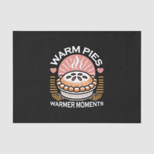 Cozy Pie Illustration: Warm Pies Warmer Moments Tissue Paper