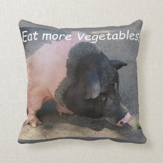 Cozy Piggy Throw Pillow