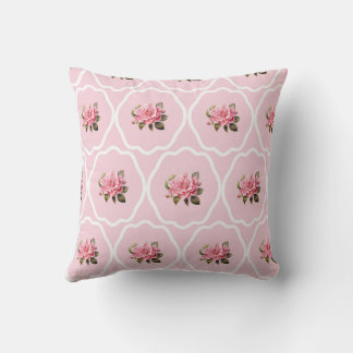 Cozy Pillow with rose and light pink colour