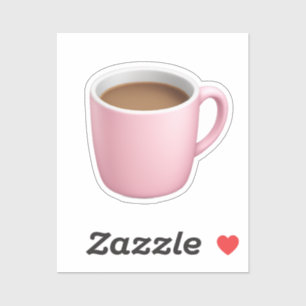 Cozy Pink Coffee Mug Emoji