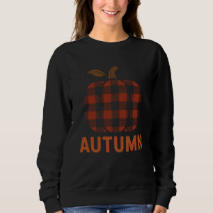 Cozy Plaid Pumpkin Hoodie – Autumn Aesthetic