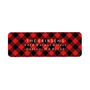 Cozy Plaid   Red and Black Buffalo Plaid