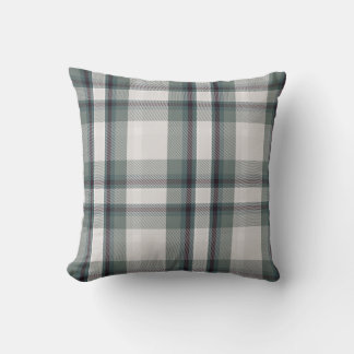 Cozy Plaid Winter Flannel Inspired Throw Pillow