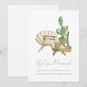 Cozy Plants New Home Moving Announcement