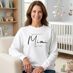Cozy Promoted To Gigi EST Year Sweatshirt