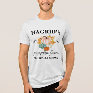 Cozy Pumpkin Patch Graphic T-shirt Tri-Blend Shirt