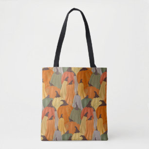 Cozy pumpkins tote bag