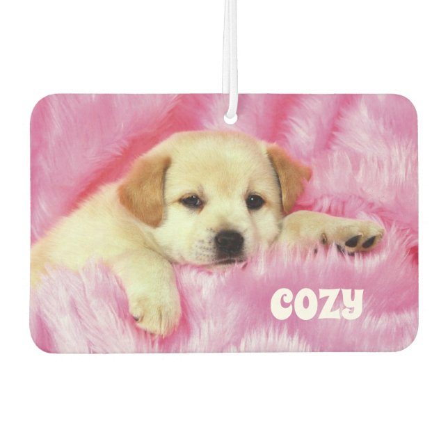 Cozy Puppy Air Freshener (Front)