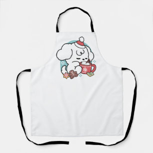 Cozy Puppy Dreams – Hot Chocolate and Christmas Apron