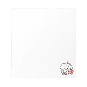 Cozy Puppy Dreams – Hot Chocolate and Christmas Notepad