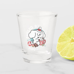 Cozy Puppy Dreams – Hot Chocolate and Christmas Shot Glass