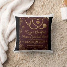 Cozy & Qualified Nurse Graduation Sherpa Fleece Bl
