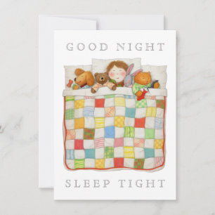 COZY QUILT 4.5x6.25 Blank Flat Card