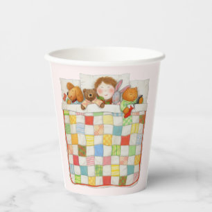 COZY QUILT Paper Cups - Pink