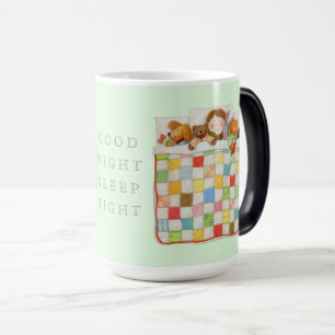 COZY QUILT Tall Green Morphing Mug