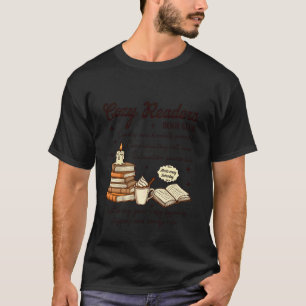 Cozy Readers Book-Club Autumn Season Bookish Libra T-Shirt