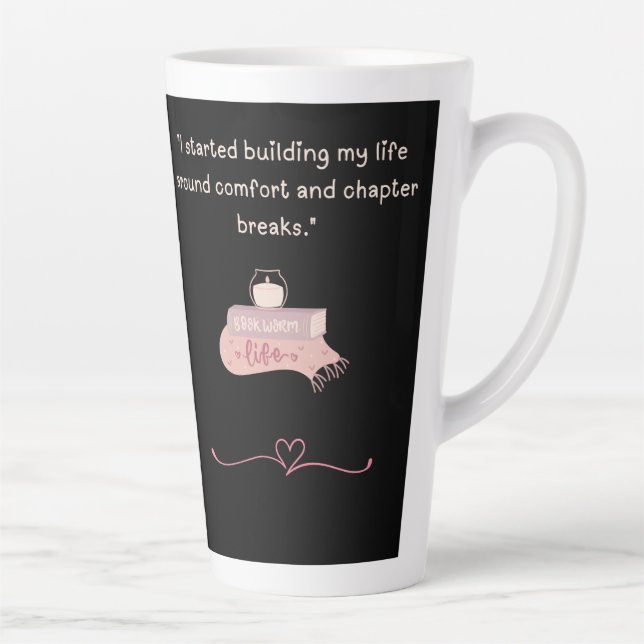 Cozy Reading Life Latte Mug (Right)