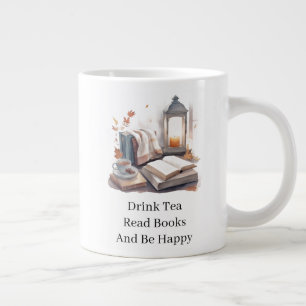 Cozy Reading Nook Large Coffee Mug