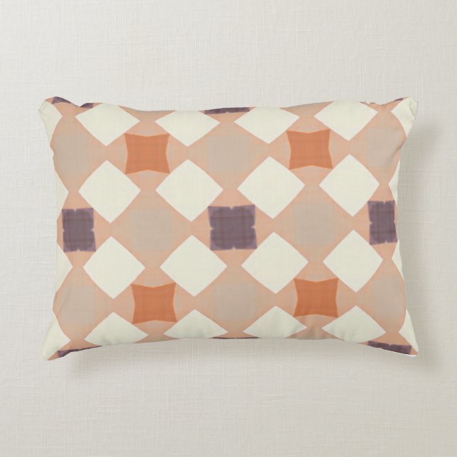 Cozy Retro Pattern Pillow (Front)