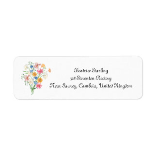 Cozy return address labes.