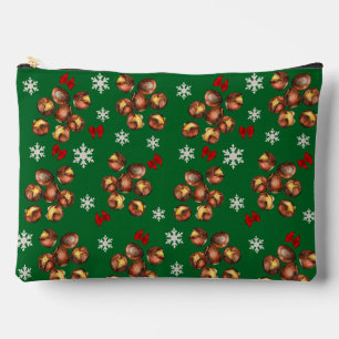 Cozy Roasted Chestnuts And Snowflakes Winter Accessory Pouch