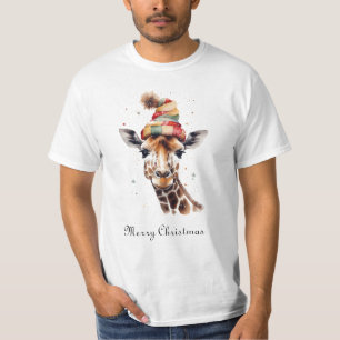 Cozy Safari Christmas, custom T-Shirt