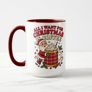 Cozy Santa Christmas Coffee Moment Mug