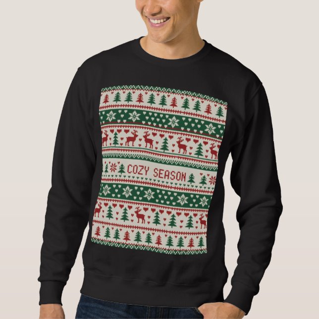 Cozy Season (1) Christmas Sweater Pattern (Front)