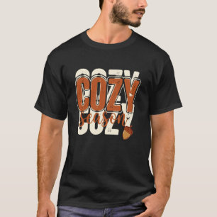 Cozy Season Autumn Acorn Fall Harvest Pumpkin Desi T-Shirt