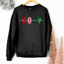 Cozy Season Cute Calligraphy Holiday Sweatshirt