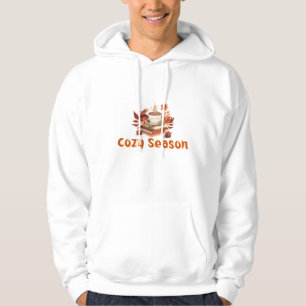 Cozy Season – Cute Fall Coffee Design Hoodie