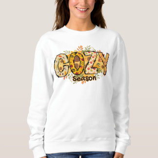 Cozy Season Floral Basic Sweatshirt