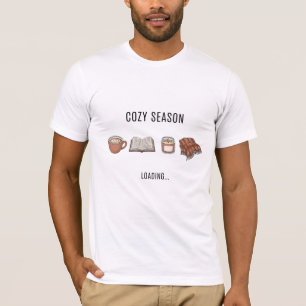Cozy Season Loading Autumn Aesthetic T-Shirt