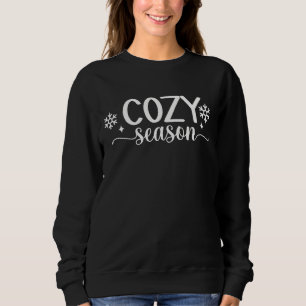 Cozy Season Minimalist Winter Holiday Sweatshirt