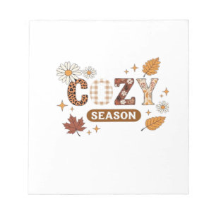 Cozy Season Oversized T-Shirt Notepad