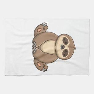 Cozy Sloth Classic T-Shirt Kitchen Towel