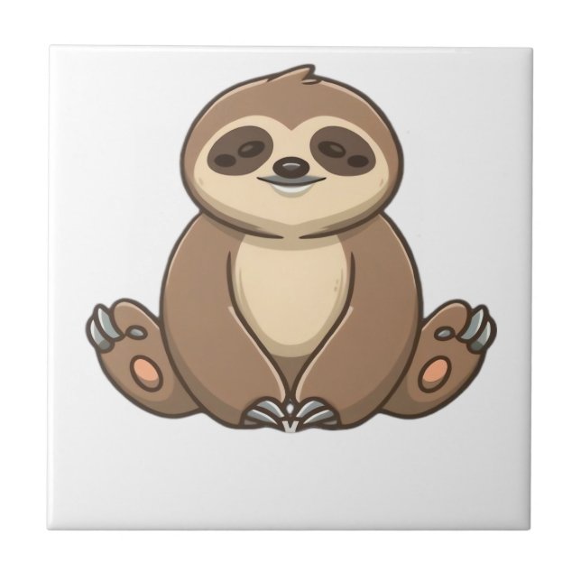 Cozy Sloth Classic T-Shirt Tile (Front)