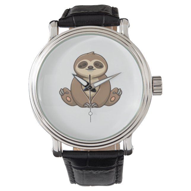 Cozy Sloth Classic T-Shirt Watch (Front)