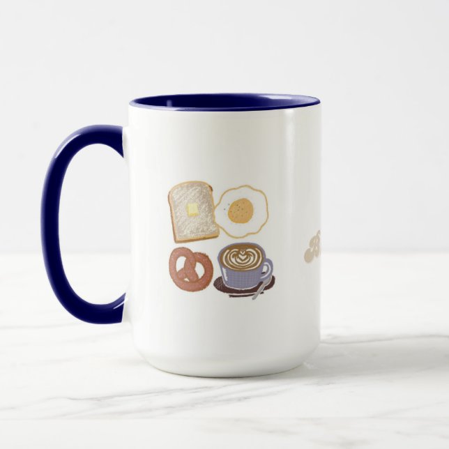 Cozy, Slow Mornings Breakfast Mug (Left)