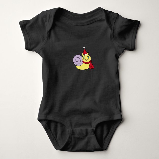 Cozy Snail Baby Top (Front)