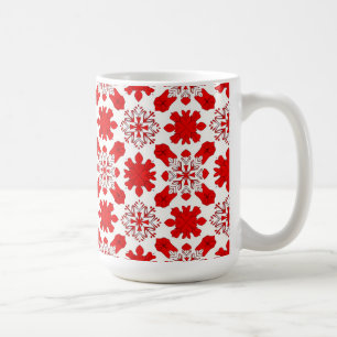 Cozy Snowflake Pattern For Holiday Gift Coffee Mug
