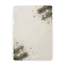 Cozy Snowflake & Pine Holiday Design