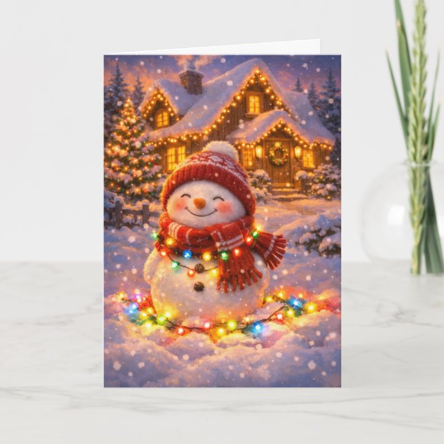 Cozy Snowman Card (Front)
