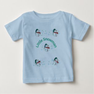"Cozy Snowman Toddler T-Shirt" Baby T-Shirt