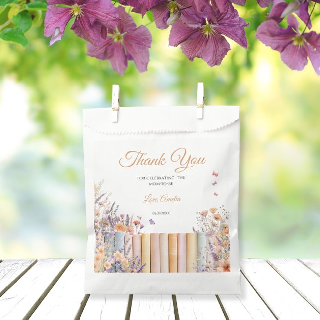 Cozy Storybook Baby Shower Favour Bag (Creator Uploaded)