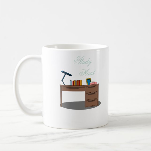 Cozy Study Desk Mug (Left)
