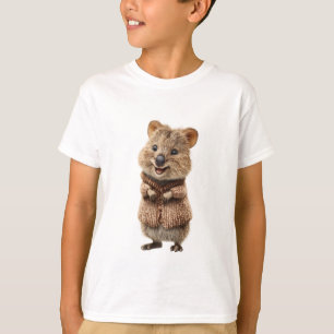 Cozy Sweater Smiling Quokka Kids