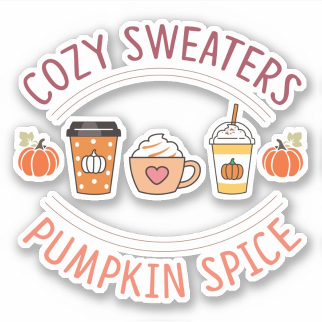 Cozy sweaters Pumpkin Spice  (Front)