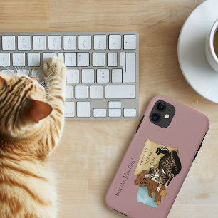 Cozy Tabby Pink Mother's Day iPhone 11 Case